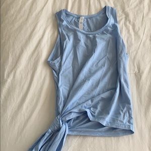 Baby blue aline lulu lemon workout top